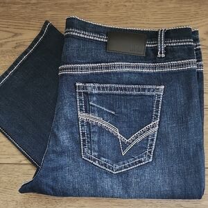 BKE Black Label Tyler Stretch Tall Men's Blue Jeans 40x36. NWT